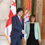 28 March 2019 National Assembly Speaker Maja Gojkovic and Georgian Parliament Speaker Irakli Kobakhidze